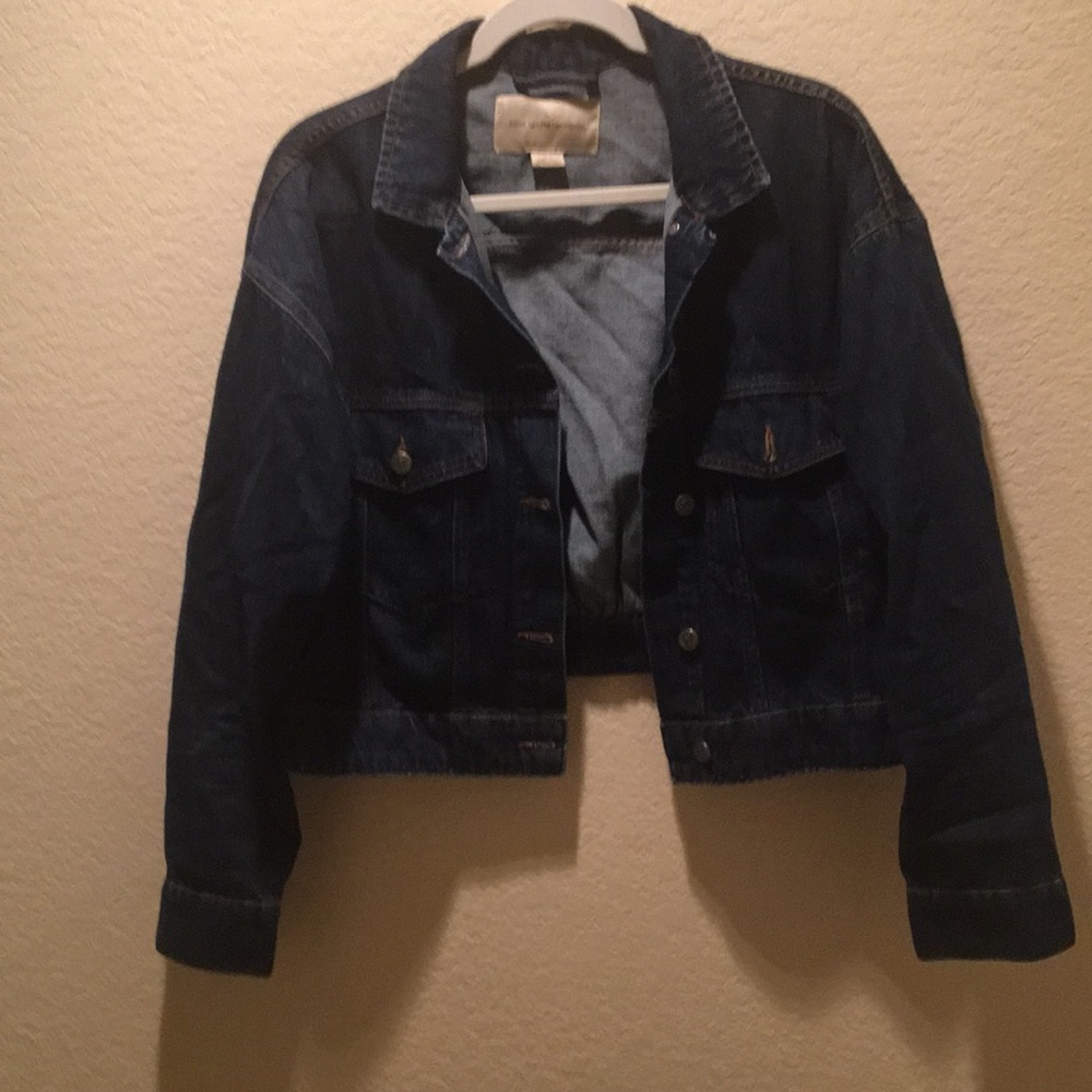 Anthropologie (Pilcro) cropped jean jacket